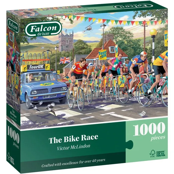 Jumbo Puzzle Falcon The bike race 1000 pièces Jumbo Puzzle Falcon The bike race 1000 pièces