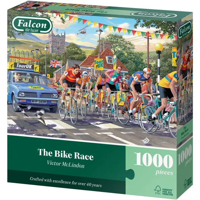Jumbo Puzzle Falcon The bike race 1000 pièces Jumbo Puzzle Falcon The bike race 1000 pièces