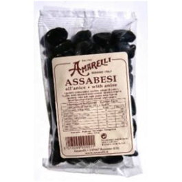 AMARELLI Assabesi Réglisse à l'Anis avec Gomme Arabique - 10 x 100 g