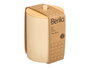 Berilo Boîte en plastique avec couvercle en bambou beige 9 x 13 x 9 cm (Set de 24)
