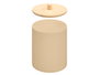 Berilo Boîte en plastique avec couvercle en bambou beige 9 x 13 x 9 cm (Set de 24)