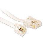 MicroConnect Câble RJ11-RJ45, 3,0 m, blanc