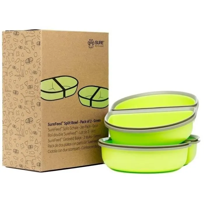 Surefeed Lot de 2 bols SureFeed (vert)