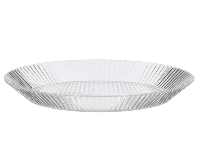 Leknes Assiette Rayures Transparente 23 cm Plastique (PS) (Set de 24) Leknes Assiette Rayures Transparente 23 cm Plastique (PS) (Set de 24)