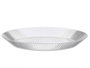 Leknes Assiette Rayures Transparente 23 cm Plastique (PS) (Set de 24)