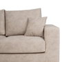 BigBuy Home Canapé Beige Fibre Bois de pin Mousse caoutchouc 206 x 88 x 100 cm