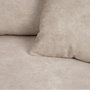 BigBuy Home Canapé Beige Fibre Bois de pin Mousse caoutchouc 206 x 88 x 100 cm