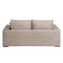 BigBuy Home Canapé Beige Fibre Bois de pin Mousse caoutchouc 206 x 88 x 100 cm