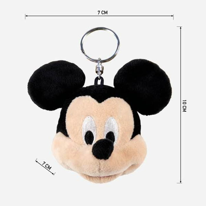 Cerdá Porte-clés Peluche Mickey Mouse Noir