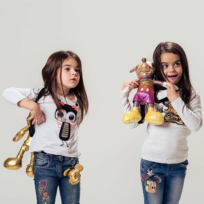 Cerdá Porte-clés Peluche Mickey Mouse Noir