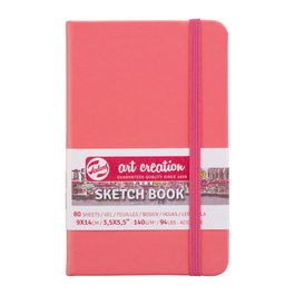 Talens Art Creation Carnet de Croquis Rouge Corail 9 x 14 cm