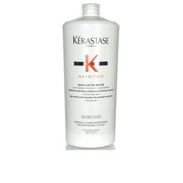 Kérastase Nutritive Bain Satiné Riche - Shampooing nourrissant et lissant pour cheveux secs à très secs - Flacon 1000 ml
