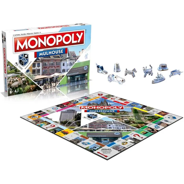 Winning Moves Monopoly Mulhouse - Édition locale collector