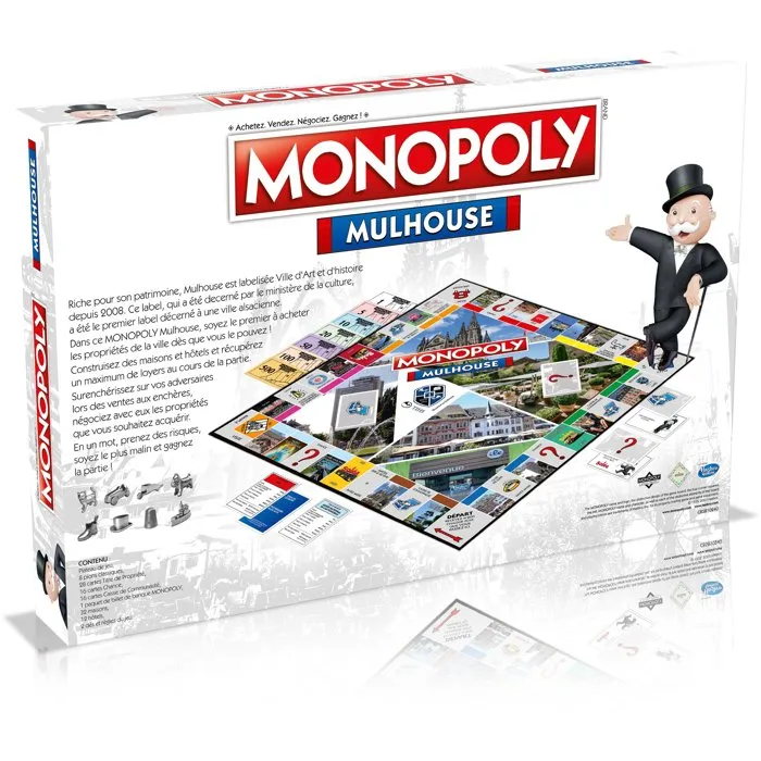 Winning Moves Monopoly Mulhouse - Édition locale collector