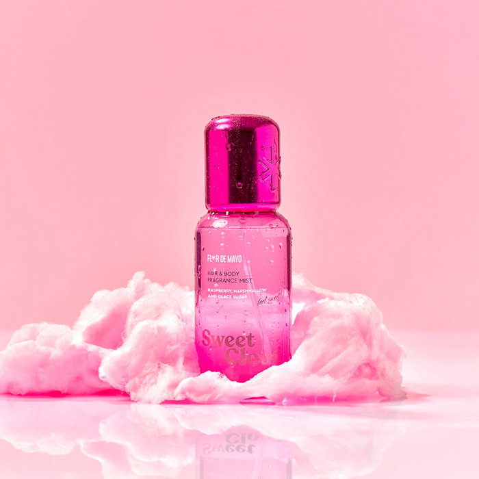 Flor De Mayo HAIR & BODY MIST sweet cloud 250 ml - Brume capillaire et corporelle parfum barbe à papa