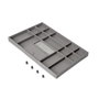 Emuca Tiroir organisateur pour placards et commodes Quartz, 640 (M80), Eco-pelle et bois, Titane