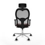 Piqueras y Crespo Chaise de Bureau 1D086N2 Bordeaux