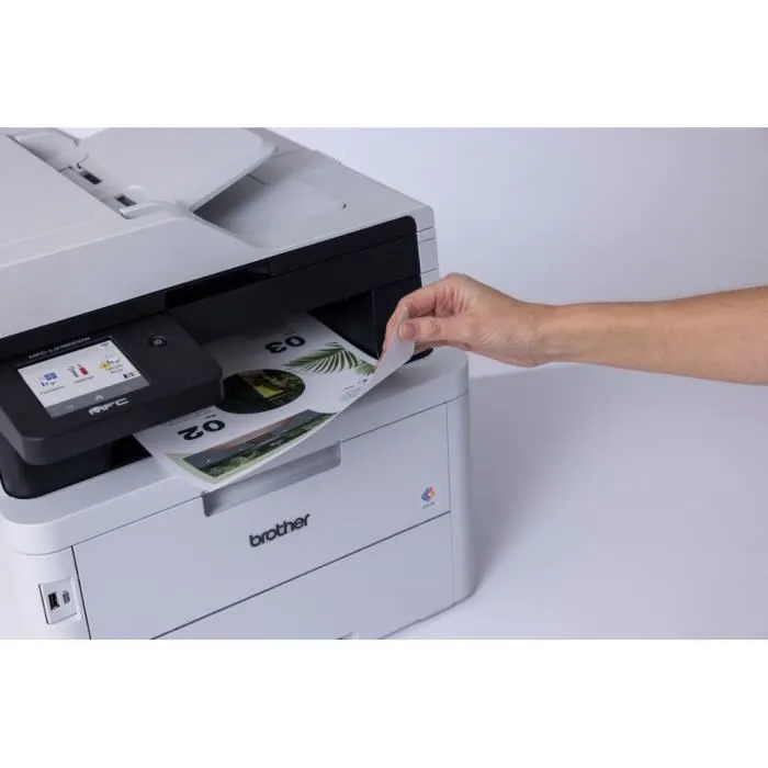 Brother MFC-L3760CDW - Imprimante multifonction laser couleur 4 en 1 avec recto verso automatique, WiFi et Ethernet - Impression jusqu'à 26 ppm