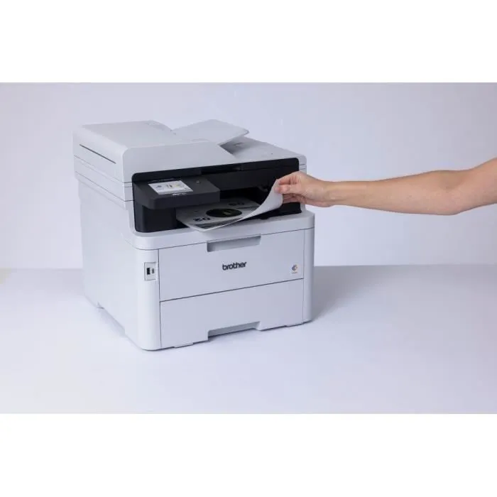 Brother MFC-L3760CDW - Imprimante multifonction laser couleur 4 en 1 avec recto verso automatique, WiFi et Ethernet - Impression jusqu'à 26 ppm