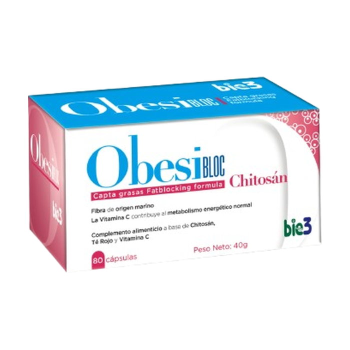 Bio3 ObesiBloc Chitosan slimcaps 80cap. Bio3 ObesiBloc Chitosan slimcaps 80cap.