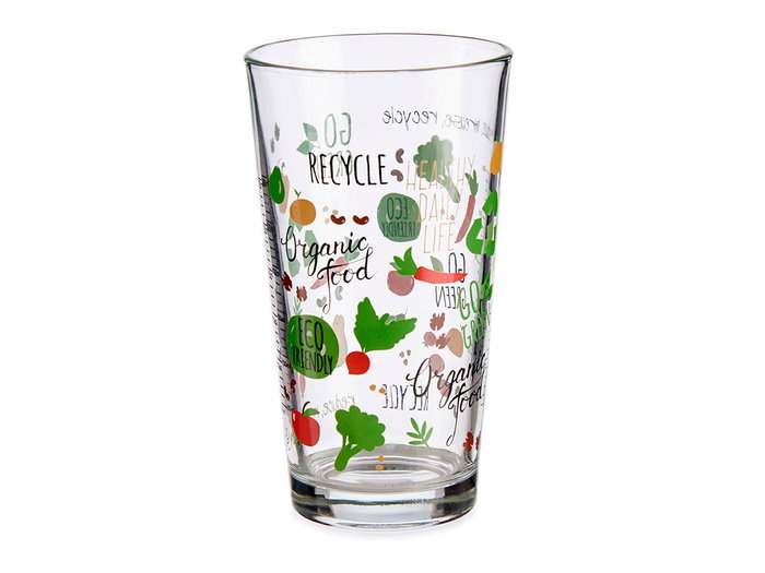 Vivalto Verre mesureur Organic 450 ml 8.7x14.8x8.7 cm verre (Set de 36)