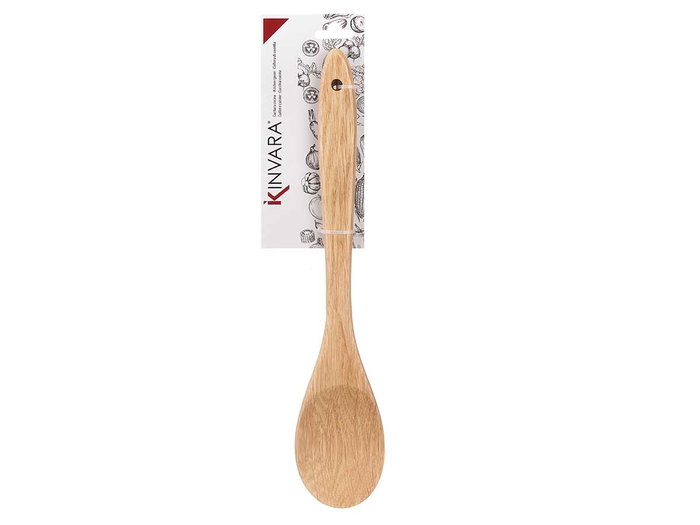 Kinvara Cuillère en Bois de Châtaignier Naturel 7 x 35 x 2 cm (Set de 24)