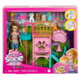 Barbie - Poupée Stacie au Parcours d'Obstacles pour Chiots HRM10 - Set de Jeu avec Accessoires pour Chien