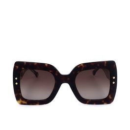 Carolina Herrera Gafas HER 0082/S 086 145 mm - Lunettes de soleil femme, monture carrée en acétate, protection UV400, catégorie 3
