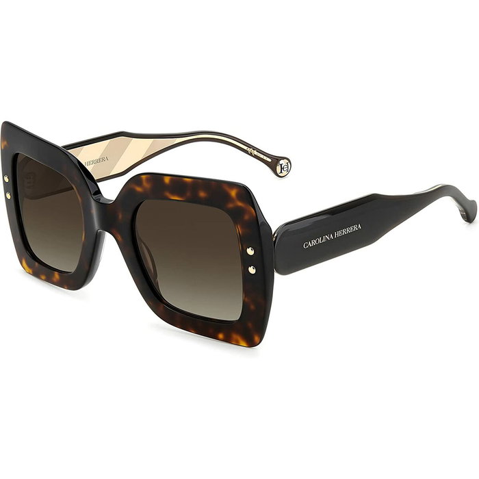 Carolina Herrera Gafas HER 0082/S 086 145 mm - Lunettes de soleil femme, monture carrée en acétate, protection UV400, catégorie 3 Carolina Herrera Gafas HER 0082/S 086 145 mm - Lunettes de soleil femme, monture carrée en acétate, protection UV400, catégorie 3