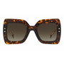 Carolina Herrera Gafas HER 0082/S 086 145 mm - Lunettes de soleil femme, monture carrée en acétate, protection UV400, catégorie 3
