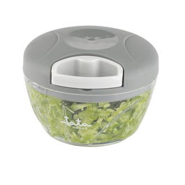 Mini-Hachoir Manuel avec Cordon JATA HMAQ4557 * Gris Acier inoxydable