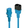 Lindy Câble d'alimentation C14 vers C13, bleu, 0,5 m
