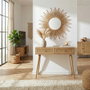 Home Deco Factory Console Bali avec 2 tiroirs