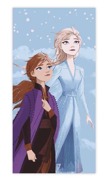 Safta Toalla Serviette de Bain en Coton Frozen Believe 70 x 140 cm - Âge Recom. 3 ans