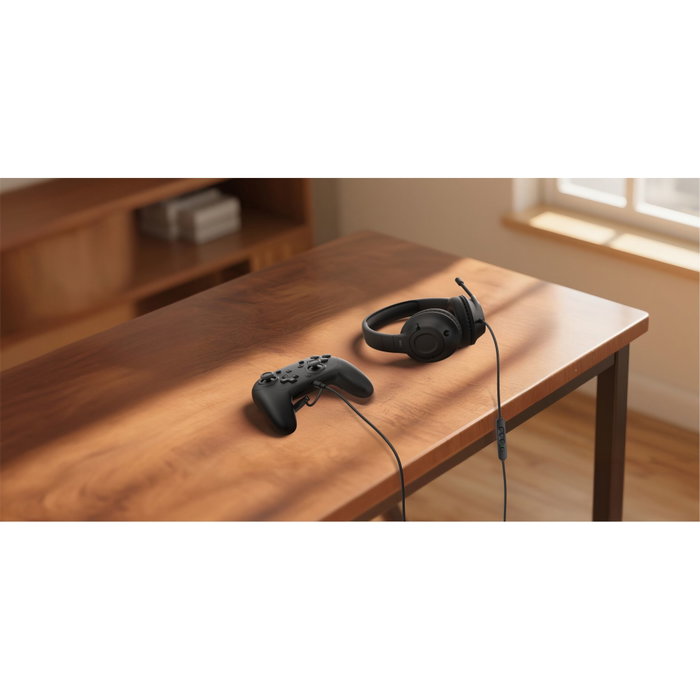 Belkin Inspire Casque Audio Enfant Filaire Noir avec Microfoldable Boom Mic et Adaptateur USB-C/3,5 mm Belkin Inspire Casque Audio Enfant Filaire Noir avec Microfoldable Boom Mic et Adaptateur USB-C/3,5 mm