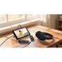Belkin Inspire Casque Audio Enfant Filaire Noir avec Microfoldable Boom Mic et Adaptateur USB-C/3,5 mm