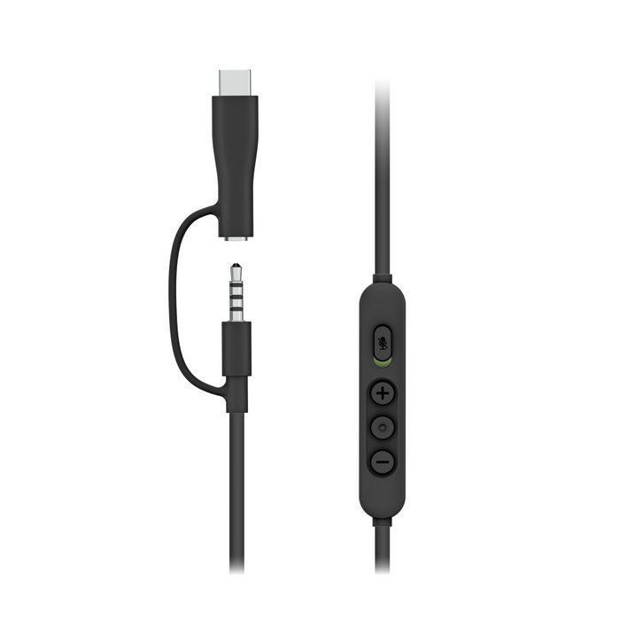 Belkin Inspire Casque Audio Enfant Filaire Noir avec Microfoldable Boom Mic et Adaptateur USB-C/3,5 mm Belkin Inspire Casque Audio Enfant Filaire Noir avec Microfoldable Boom Mic et Adaptateur USB-C/3,5 mm