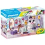 Playmobil Atelier de styliste Color - Jeu créatif avec feutres Crayola lavables - Personnage, vêtements, perruques et accessoires à colorier - Mixte - À partir de 5 ans