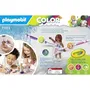 Playmobil Atelier de styliste Color - Jeu créatif avec feutres Crayola lavables - Personnage, vêtements, perruques et accessoires à colorier - Mixte - À partir de 5 ans