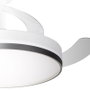 DAEWOO Ventilateur de plafond 42 pouces avec pales rétractables, moteur 30W et LED 36W