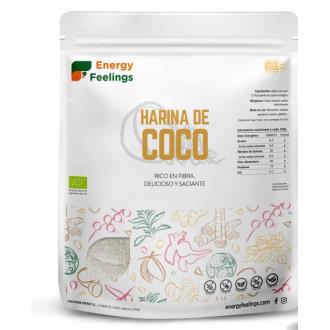 ENERGY FEELINGS Farine de coco biologique 1 kg