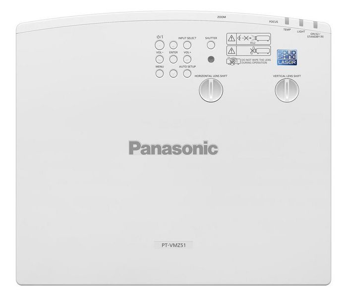 Panasonic Projecteur LCD Laser WUXGA 1920x1200 5200 lm 3000000:1 1.6x Zoom Manuel 6.5 kg Panasonic Projecteur LCD Laser WUXGA 1920x1200 5200 lm 3000000:1 1.6x Zoom Manuel 6.5 kg