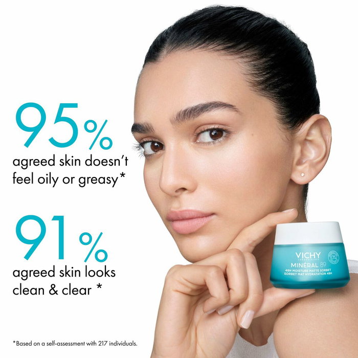 Vichy MINÉRAL 89 Gel sorbet mat hydratant 48H à l'acide hyaluronique 50 ml