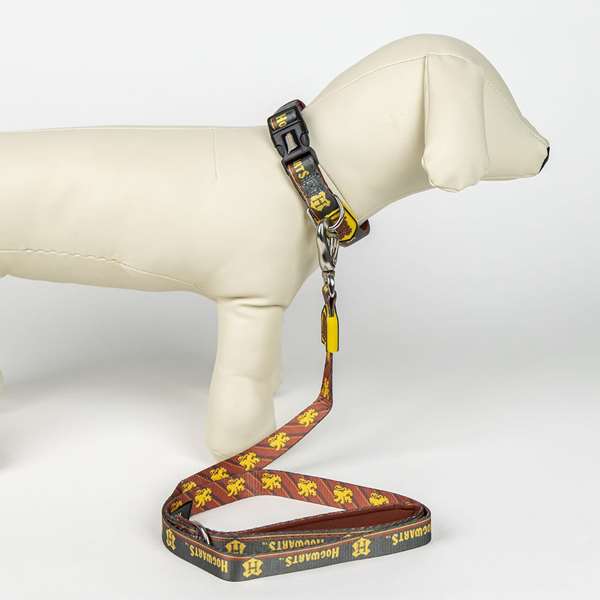 Cerdá Correa premium pour chien taille M, collection Harry Potter Maison Gryffindor T3M:M - Rouge foncé