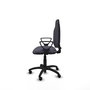PIQUERAS Y CRESPO Chaise de bureau Algarra gris foncé avec accoudoirs fixes