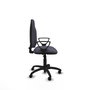 PIQUERAS Y CRESPO Chaise de bureau Algarra gris foncé avec accoudoirs fixes