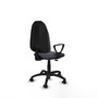 PIQUERAS Y CRESPO Chaise de bureau Algarra gris foncé avec accoudoirs fixes