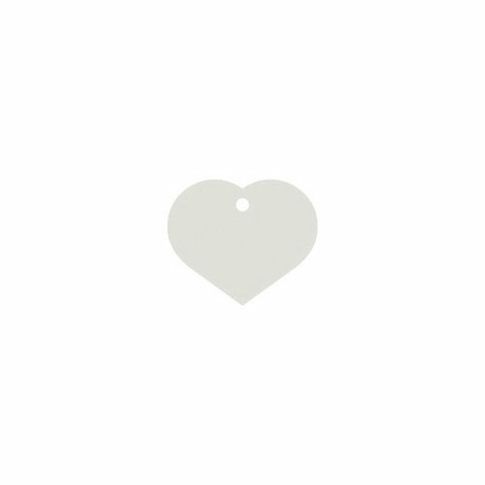 Plaque d'identification pour collier Imarc Heart Blanc