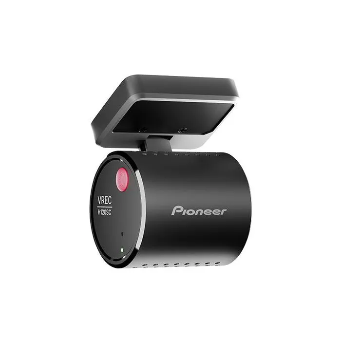 Pioneer VREC-H120SC Dash Cam Noir - Caméra voiture 1,5K (1296p), angle 120°, application ai.sense, format compact