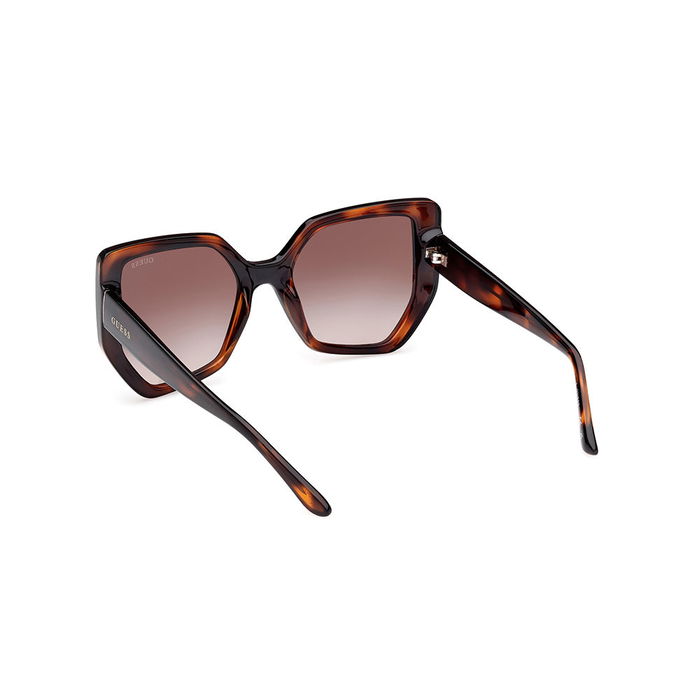 Guess Gafas GU00154 52F Lunettes de Soleil Femme Verre 55mm Design Géométrique Cadre Injecté Branche 140mm Nez 21mm